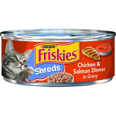 Friskies Shreds Chicken Salmon Dinner Purina Arabia